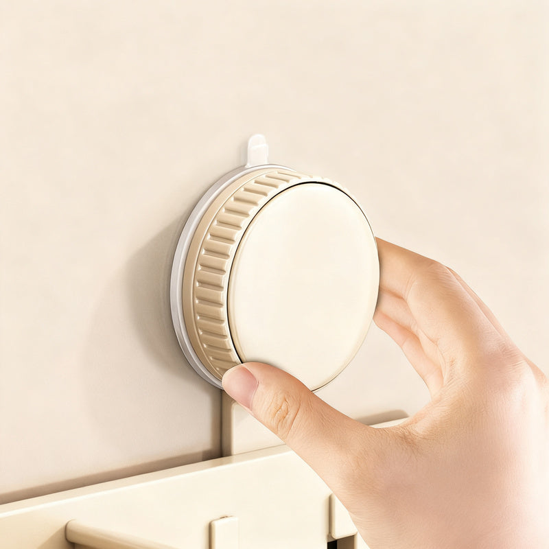 Toothbrush holder with suction cup
