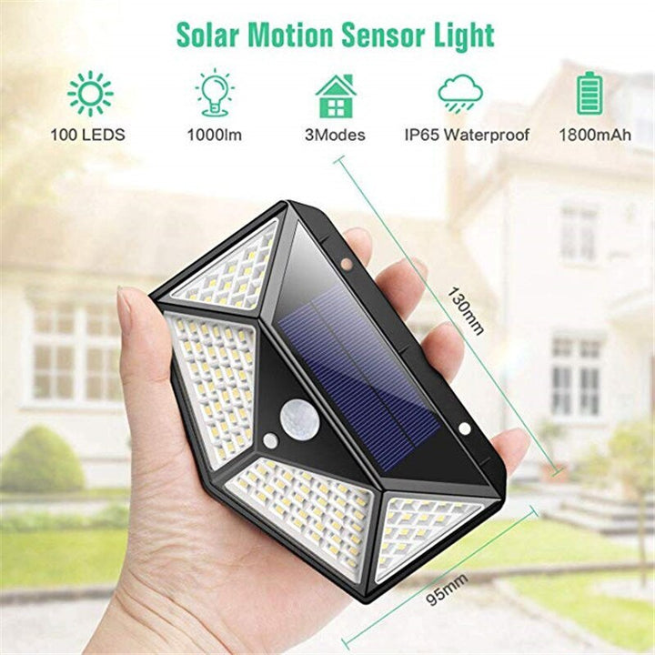MULTIFUNCTIONAL SOLAR LAMP - WATERPROOF LED GARDEN LIGHT WITH MOTION SENSOR | Kalsten