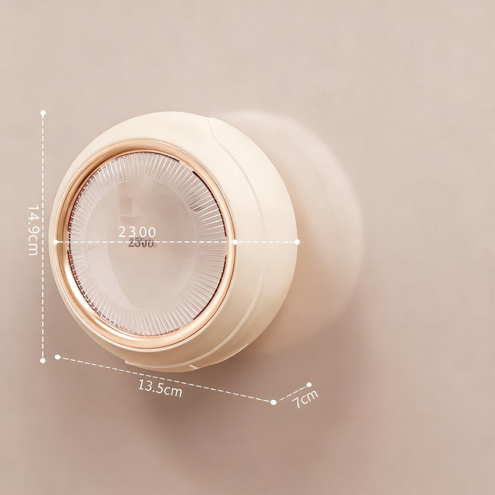 Cling film dispenser with suction cup