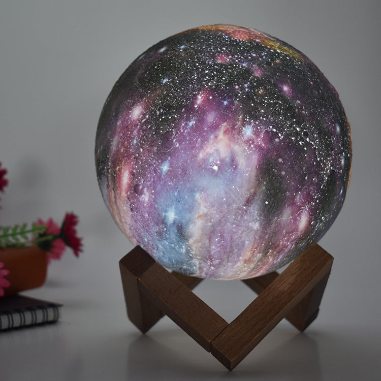LED table lamp starry sky design, 8–20 cm