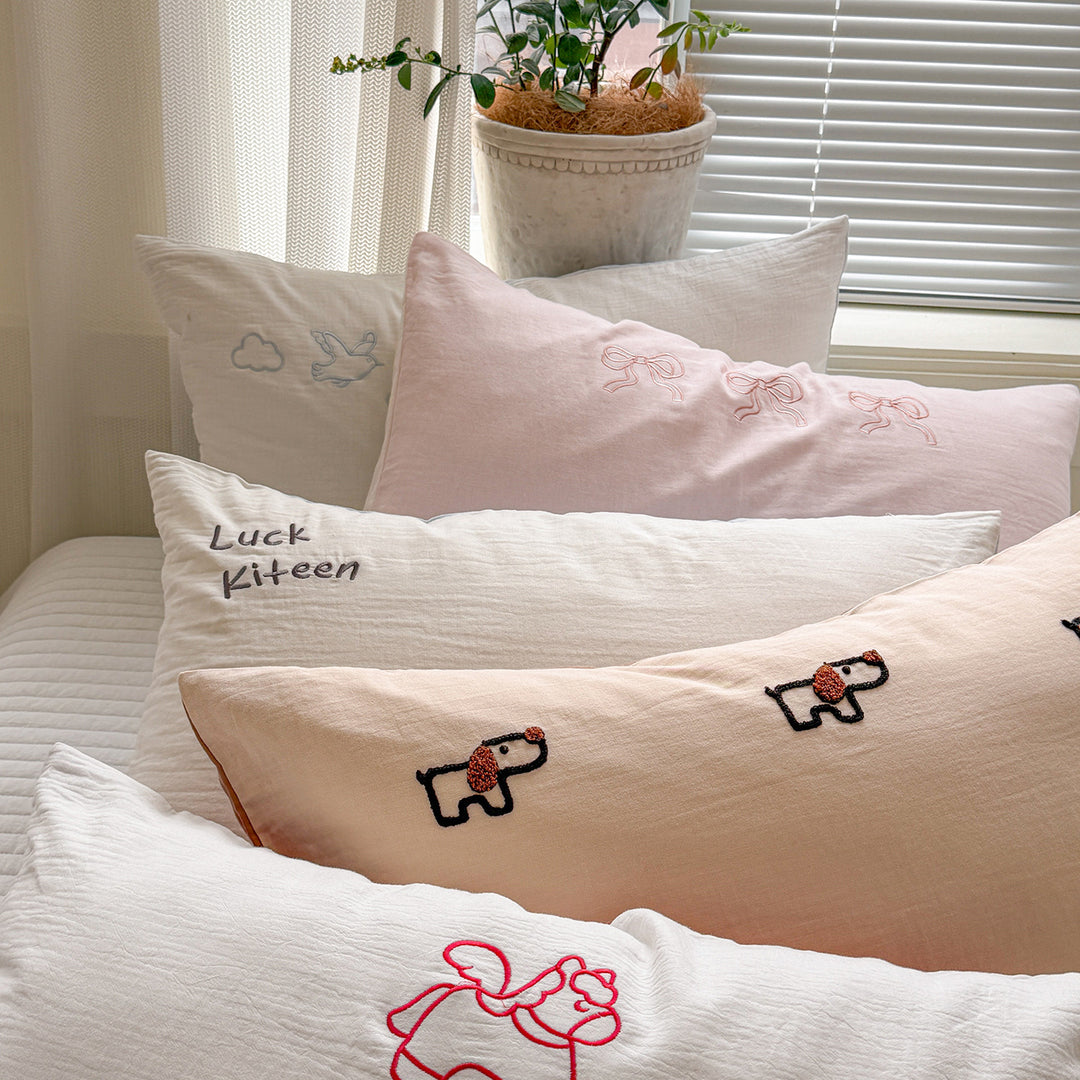 Cotton pillowcase 48×74 cm, double-layered
