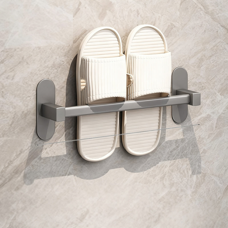 Bathroom slipper holder for hanging
