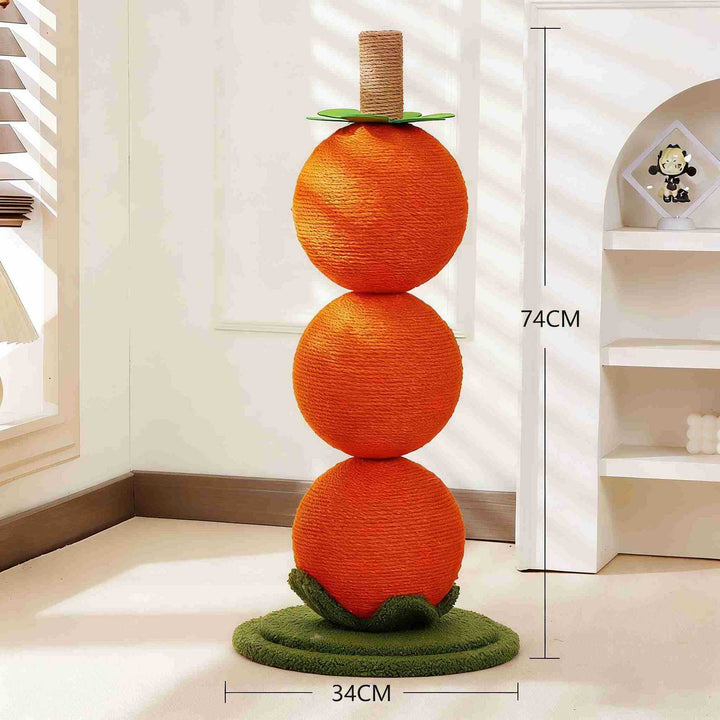 Cat scratching post made of sisal hemp