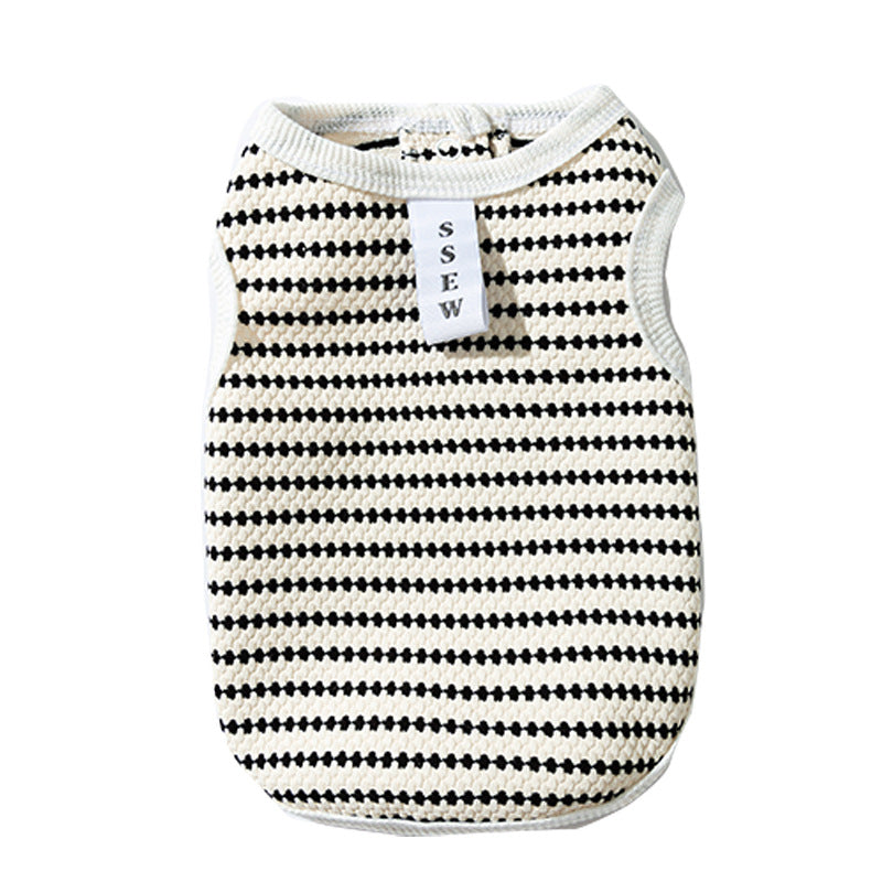 Cotton vest for dogs and cats, Spring/Summer