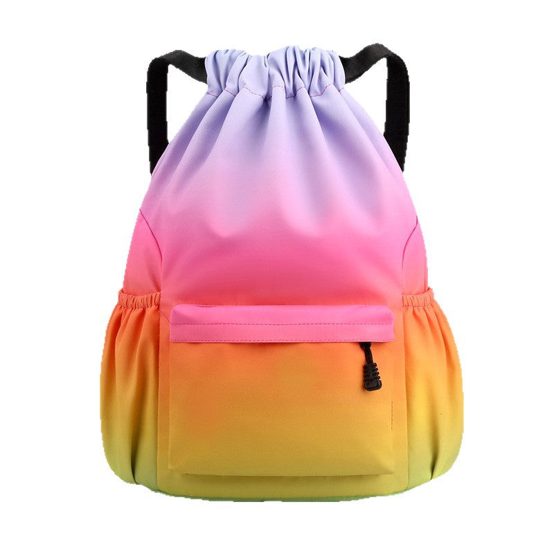 Nylon-Rucksack, 20–35 L, breathable, with drawstring