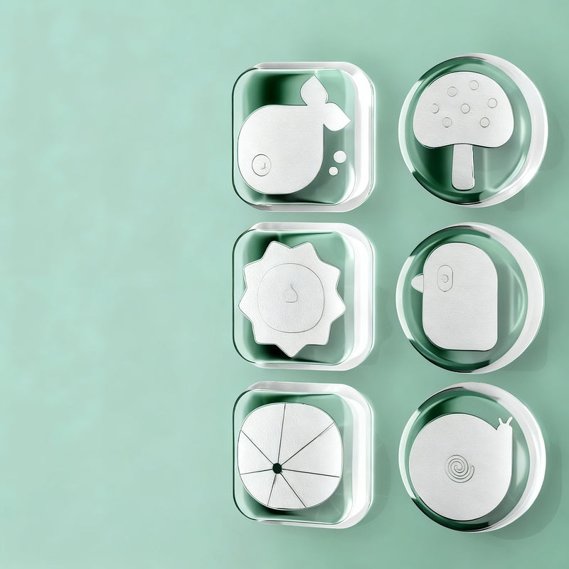 Silicone shock absorption buffer transparent