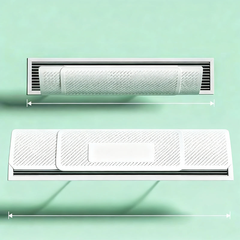 Air conditioning wind deflector for ceiling cassette