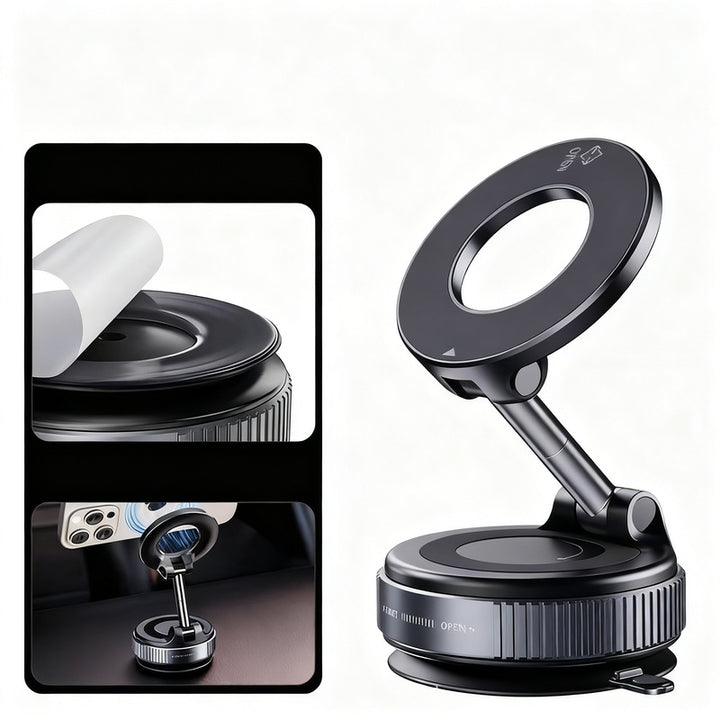 Magnetic Car Phone Mount made of Aluminum