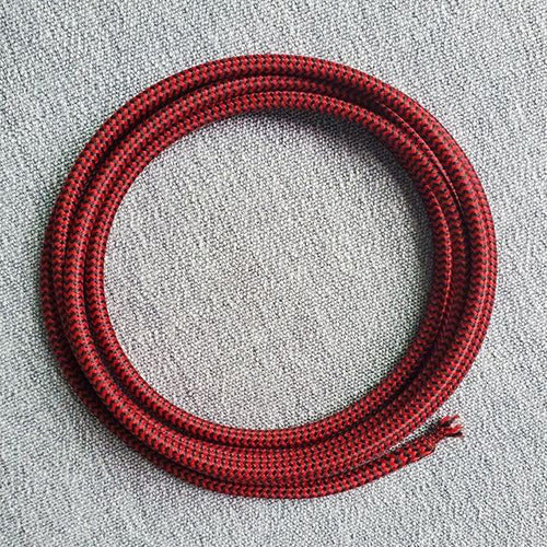 Textile-encased power cable 2×0.75 mm²