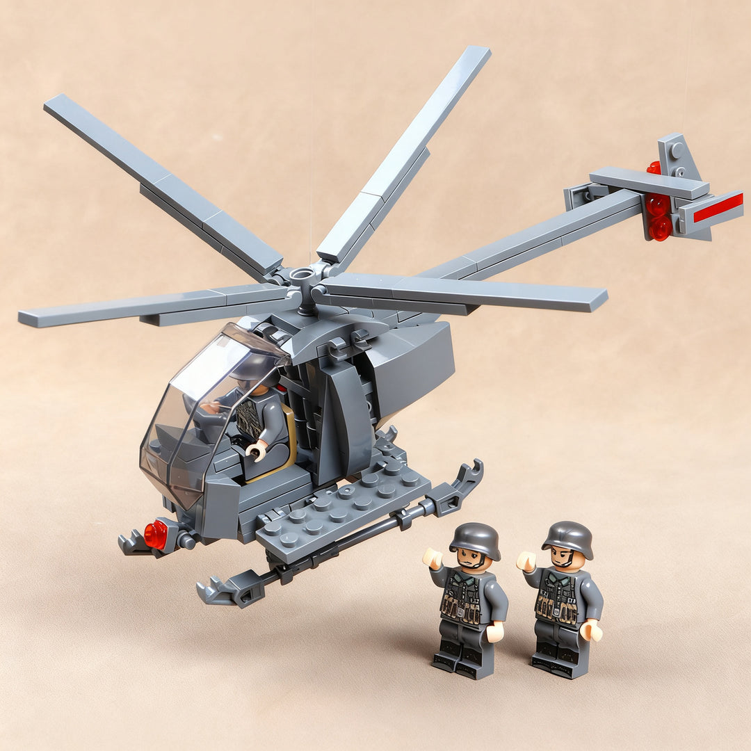 Military building blocks, small parts set
