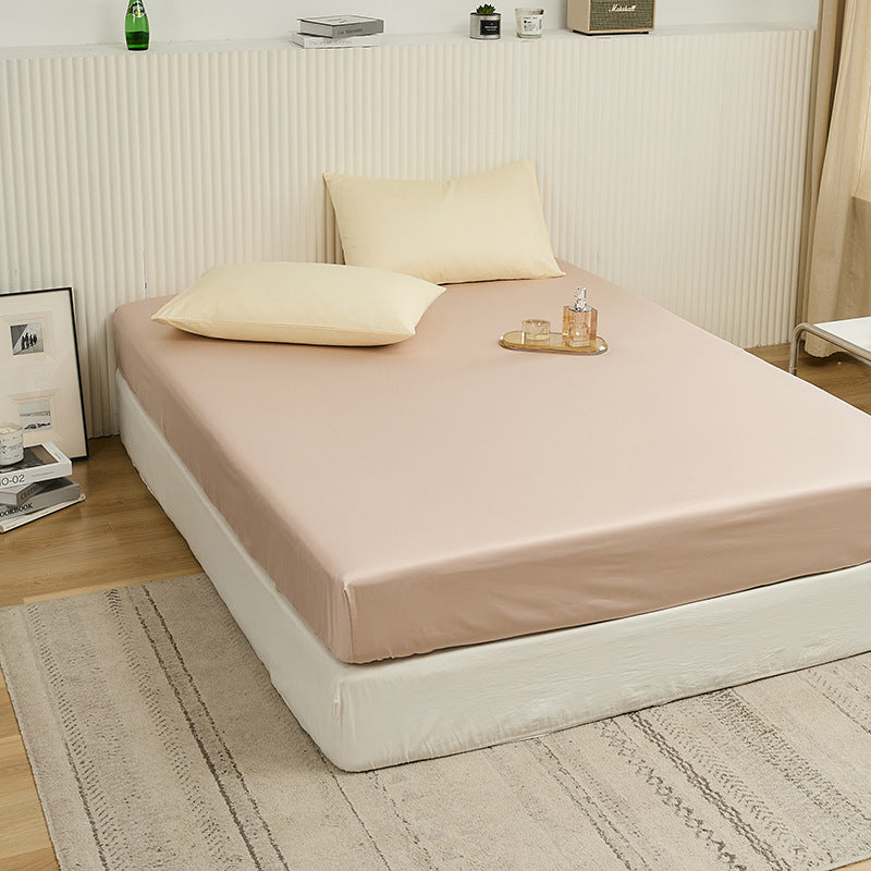 High-quality cotton bed sheets and fitted sheet