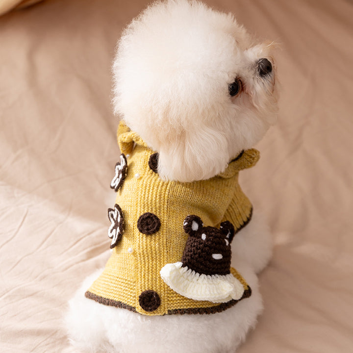 Knitted sweater for dogs, autumn/winter