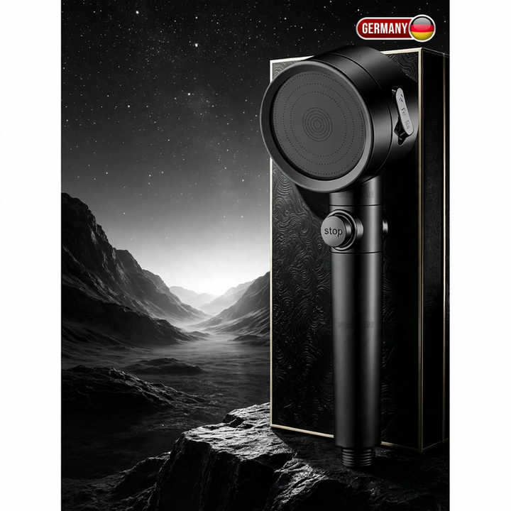 High-pressure shower head with turbo function