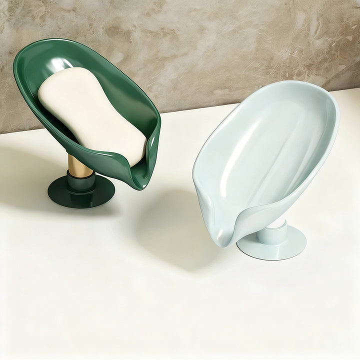 Soap holder with suction cup, wall mounted