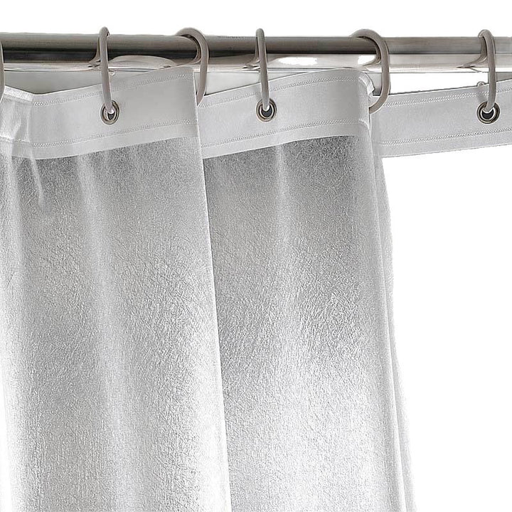 Shower curtain, PEVA, transparent, 80–120 cm