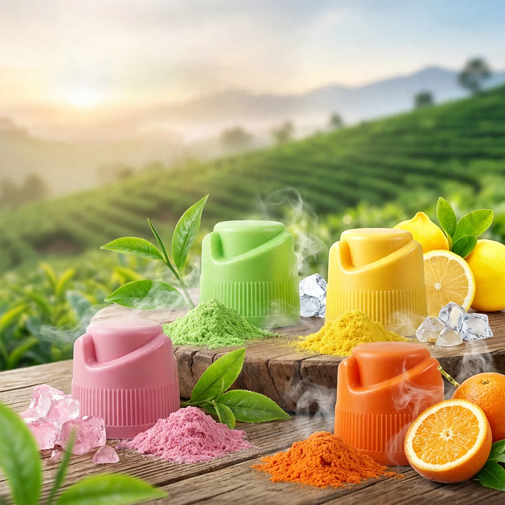 Matcha powder bottle topper, portable