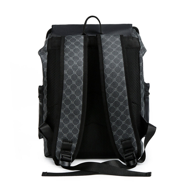 PU Backpack, grid pattern, under 20 L