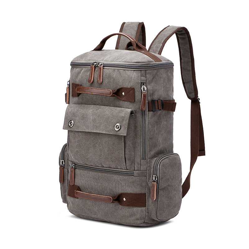Canvas backpack, 20–35 L, for laptops up to 15 inches