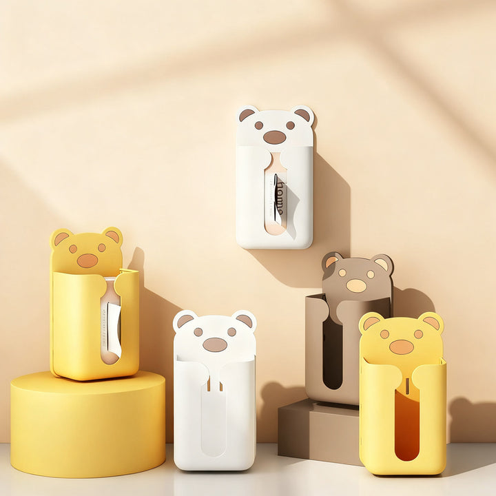 Wall-mounted paper towel holder, plastic