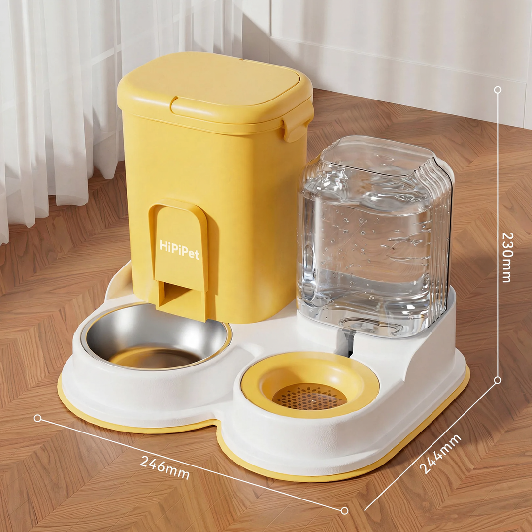 Pet drinking fountain without power connection