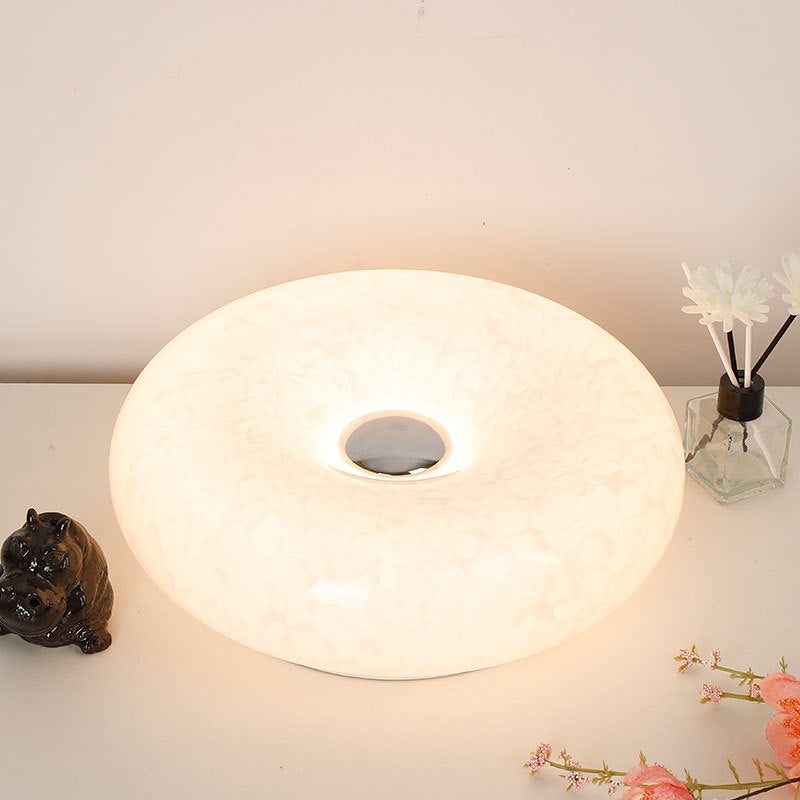 Donut wall and table lamp with touch dimmer