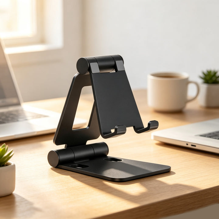 Handy holder tripod with height adjustment