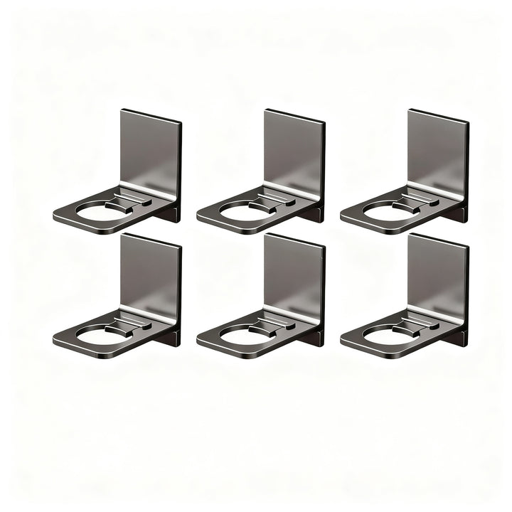 Adjustable bathroom shelf made of aluminum
