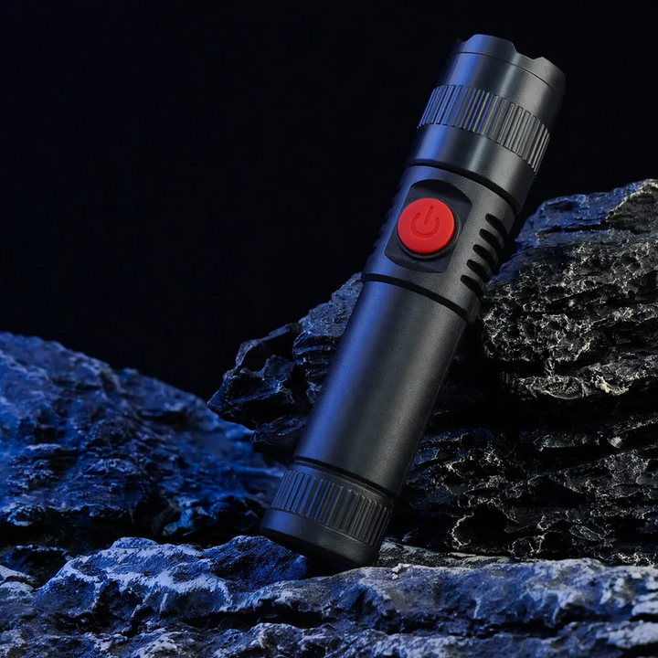 Rechargeable flashlight, portable