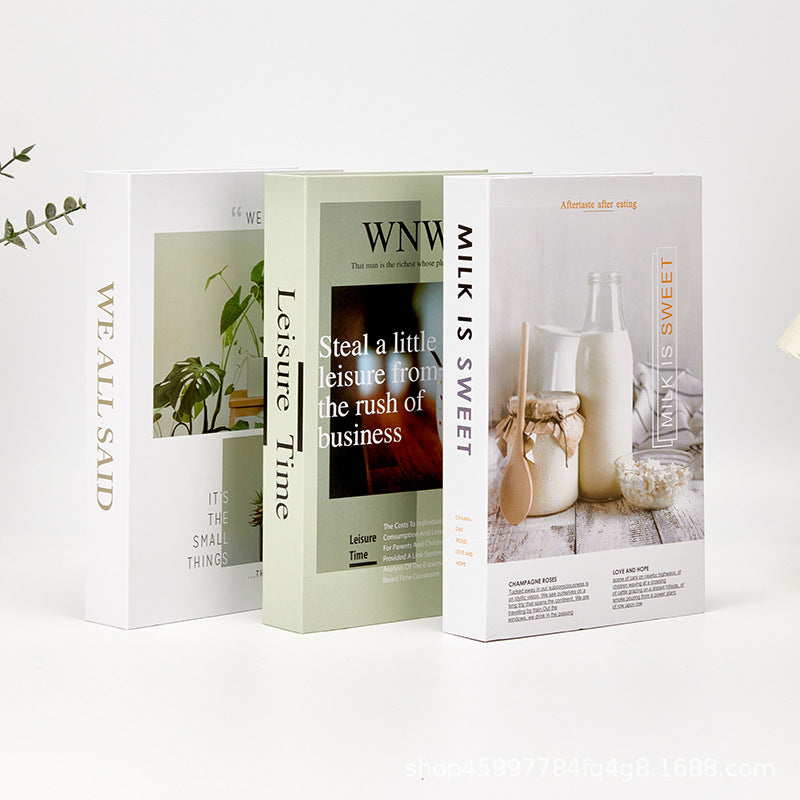 Decorative art book, foldable and magnetic