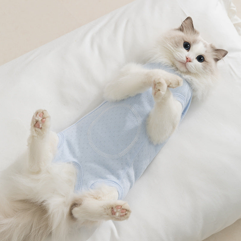 Cotton protection vest for cats and dogs