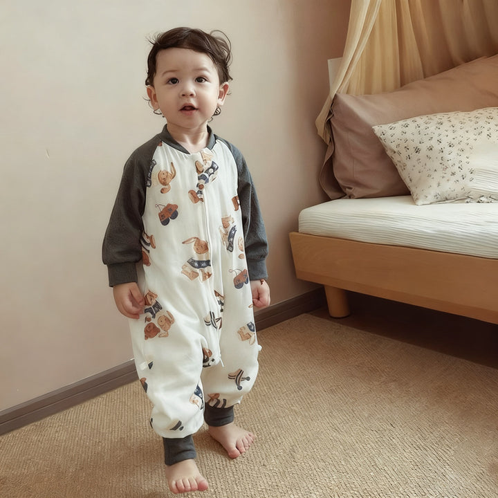Kids sleeping bag, 130 cm, cotton blend