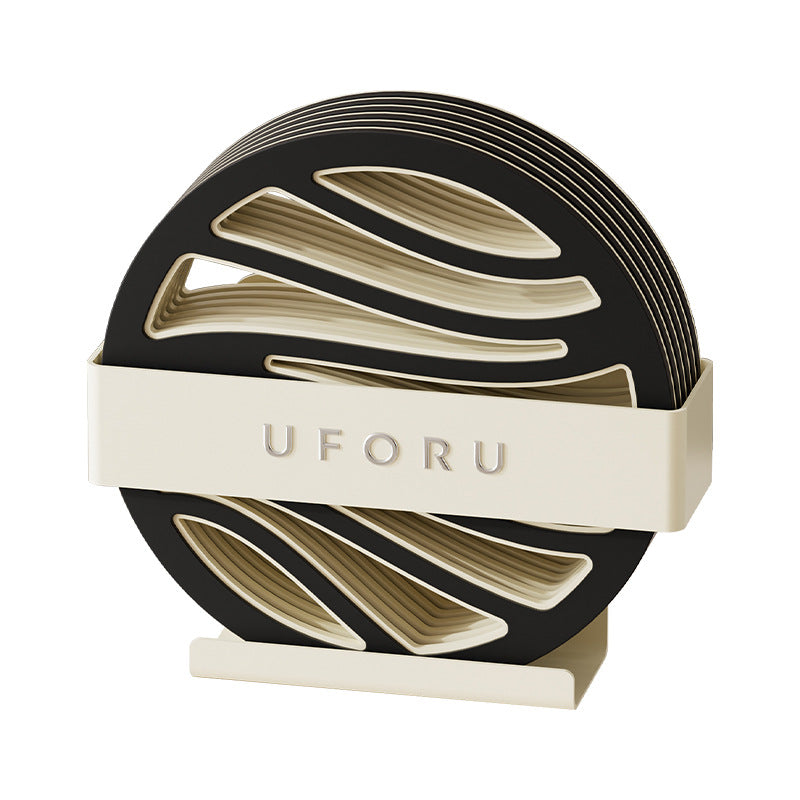 Heat-resistant coasters, PP, round and square