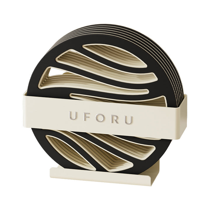 Heat-resistant coasters, PP, round and square
