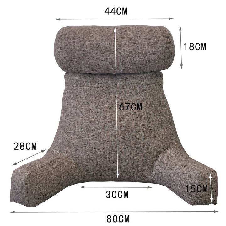 Reading cushions with removable cover, 80 × 67 × 35 cm