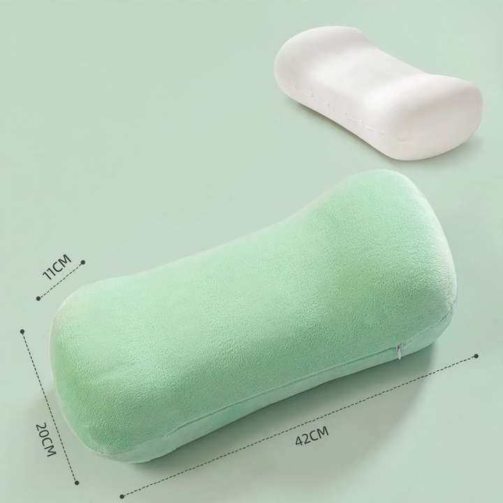 Portable neck pillow with memory foam