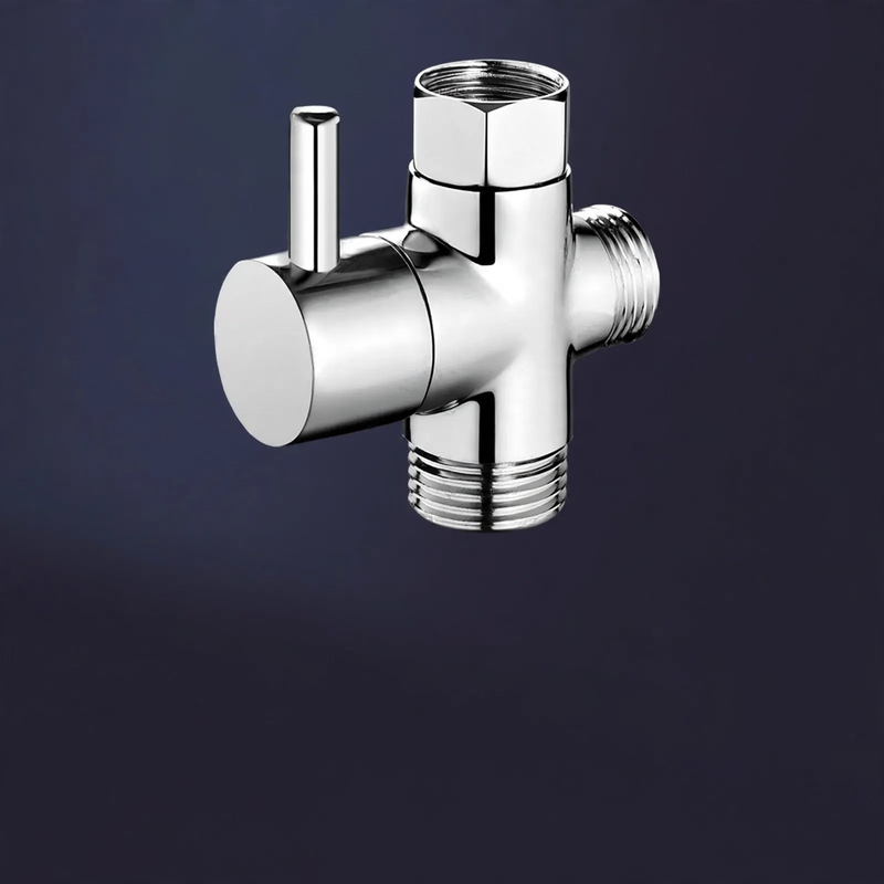 Universal faucet adapter with switch