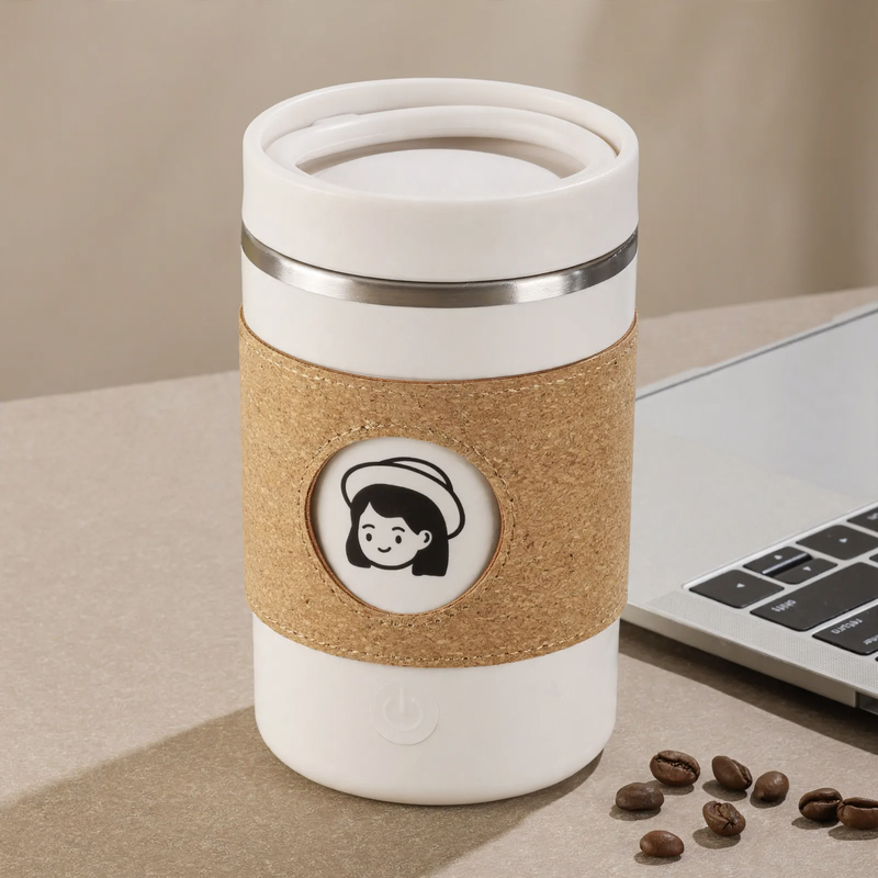 Electric mixing cup made of stainless steel, 350 ml