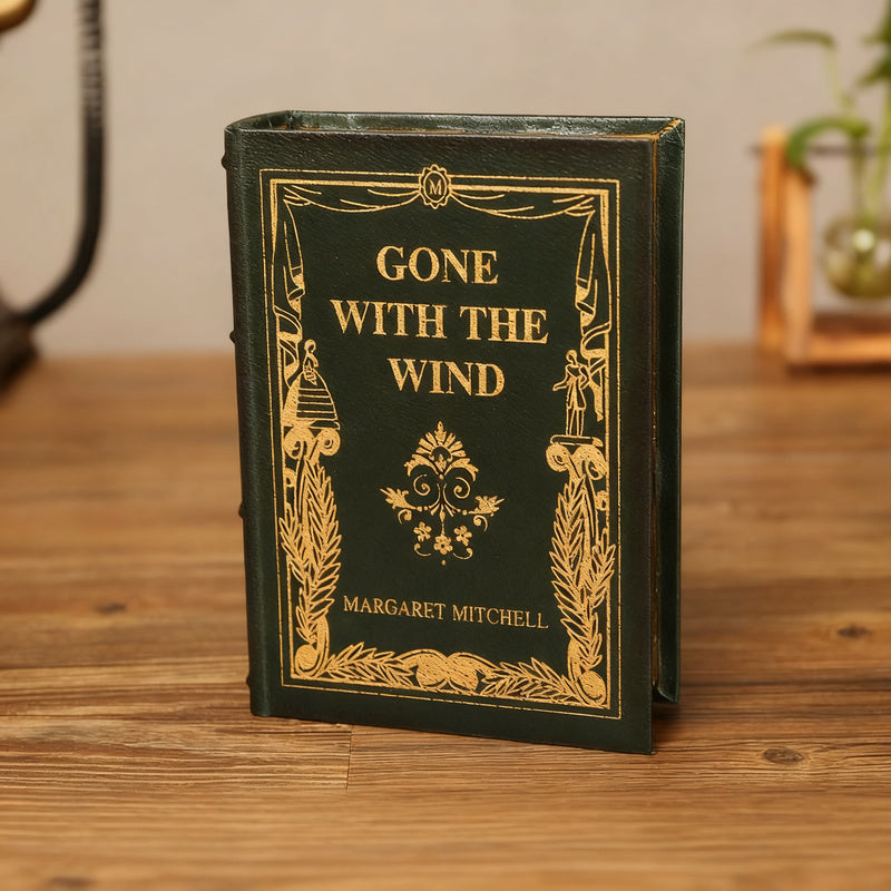 Decorative book tray made of wood, classic design