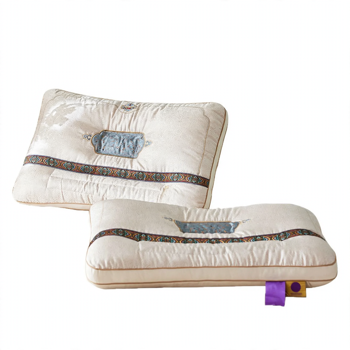 Neck support pillow with Lyocell cover