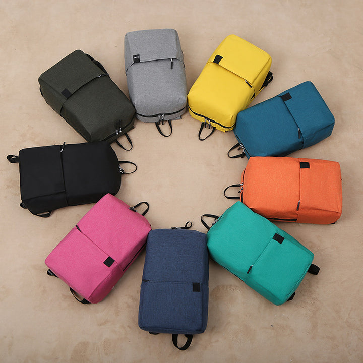 Student backpack made of nylon, relieving, up to 14 inches