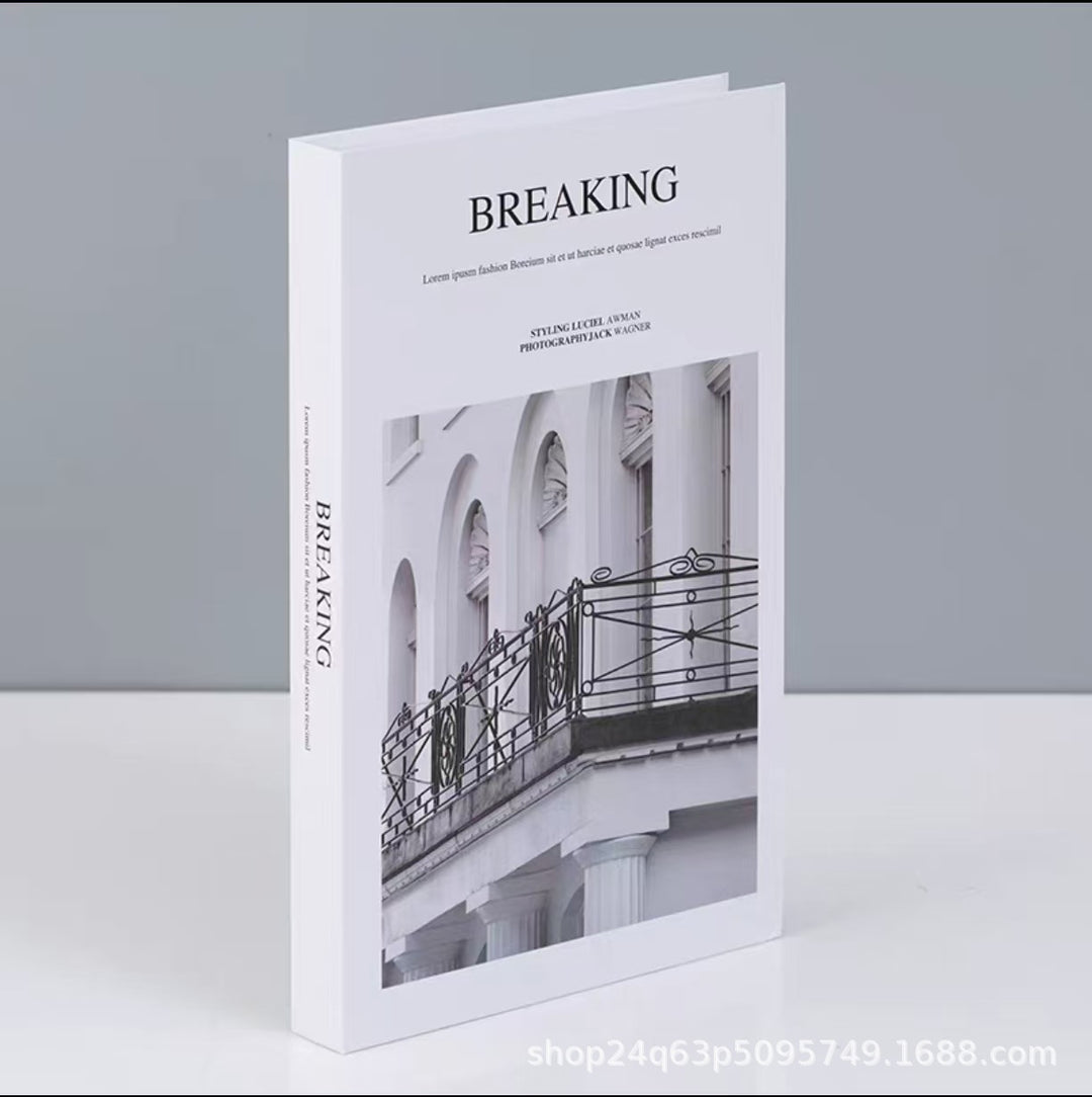 Decorative art book, Nordic-minimalist