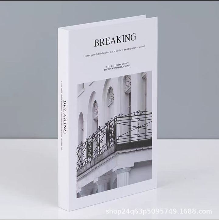 Decorative art book, Nordic-minimalist