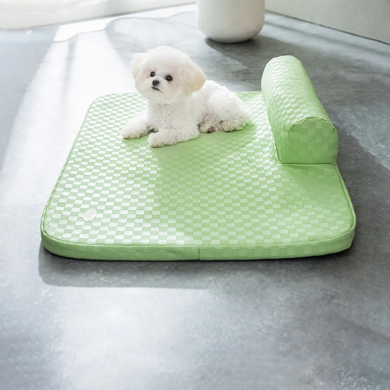 Dog mat with checkerboard pattern, PP cotton