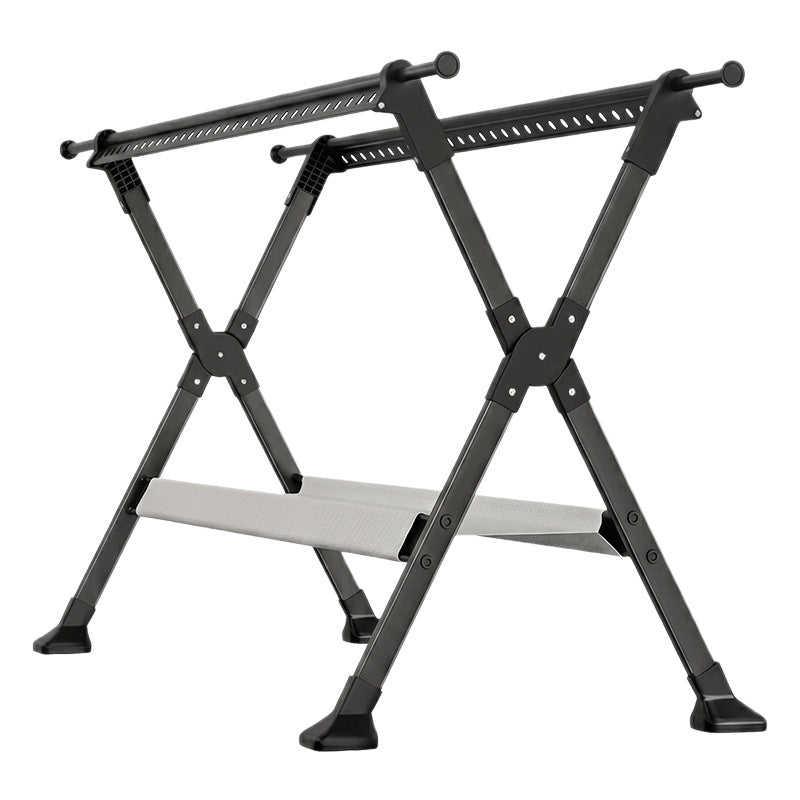 Drying rack, extendable, double rod, steel frame