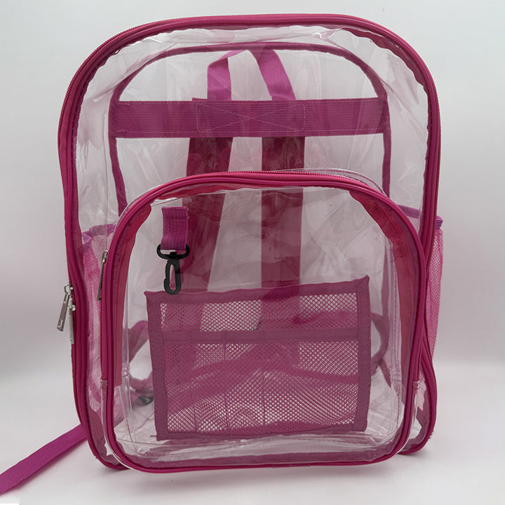 Transparent PVC backpack, waterproof, lightweight