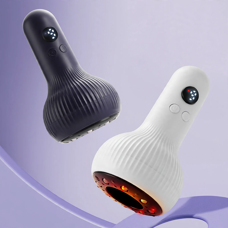 Electric cupping device with Gua-Sha and red light ML-169