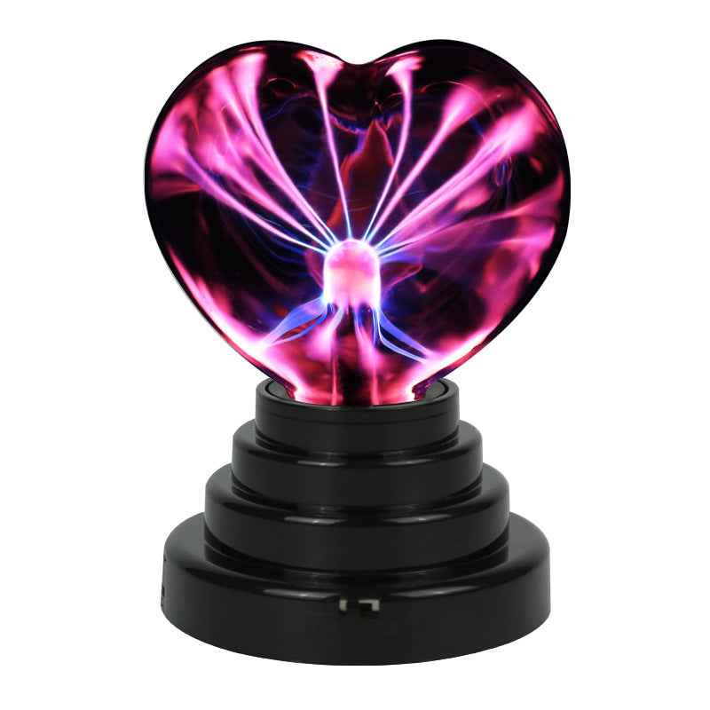 Plasma ball lamp, glass, 105×145 mm