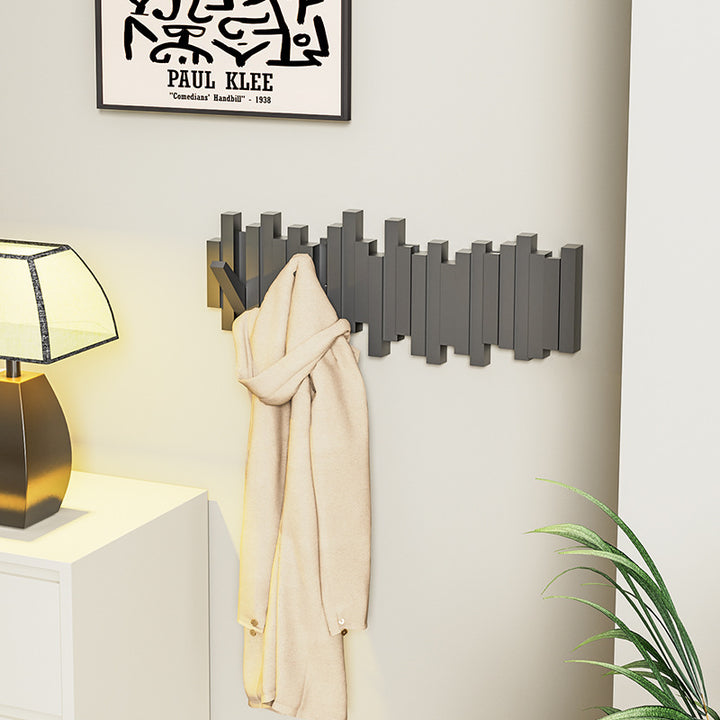 Wall wardrobe with piano keys design, foldable