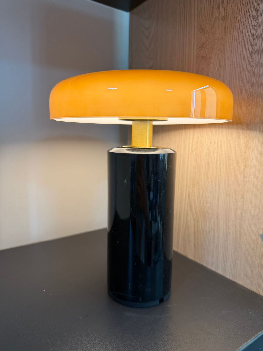 Marble table lamp model 5809, rechargeable, 3-level dimmable