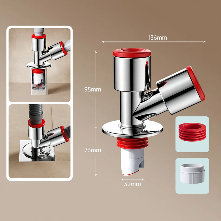 Waste water distributor for washing machine and sink